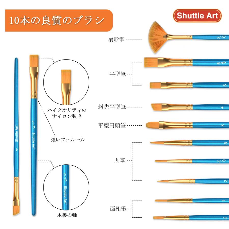 Shuttle Art 固形水彩絵具 48色セット 固体水彩 水彩絵の具 Shuttle Art 固形水彩絵具 48色セット 固体水彩 水彩絵の具