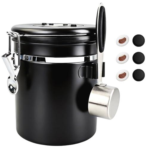 ShanSonコーヒーキャニスター 密封容器 ステンレス コーヒー豆酸化防止