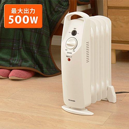 アイリスオーヤマ ヒーター オイルヒーター 3.3畳 ウェーブ型 500W