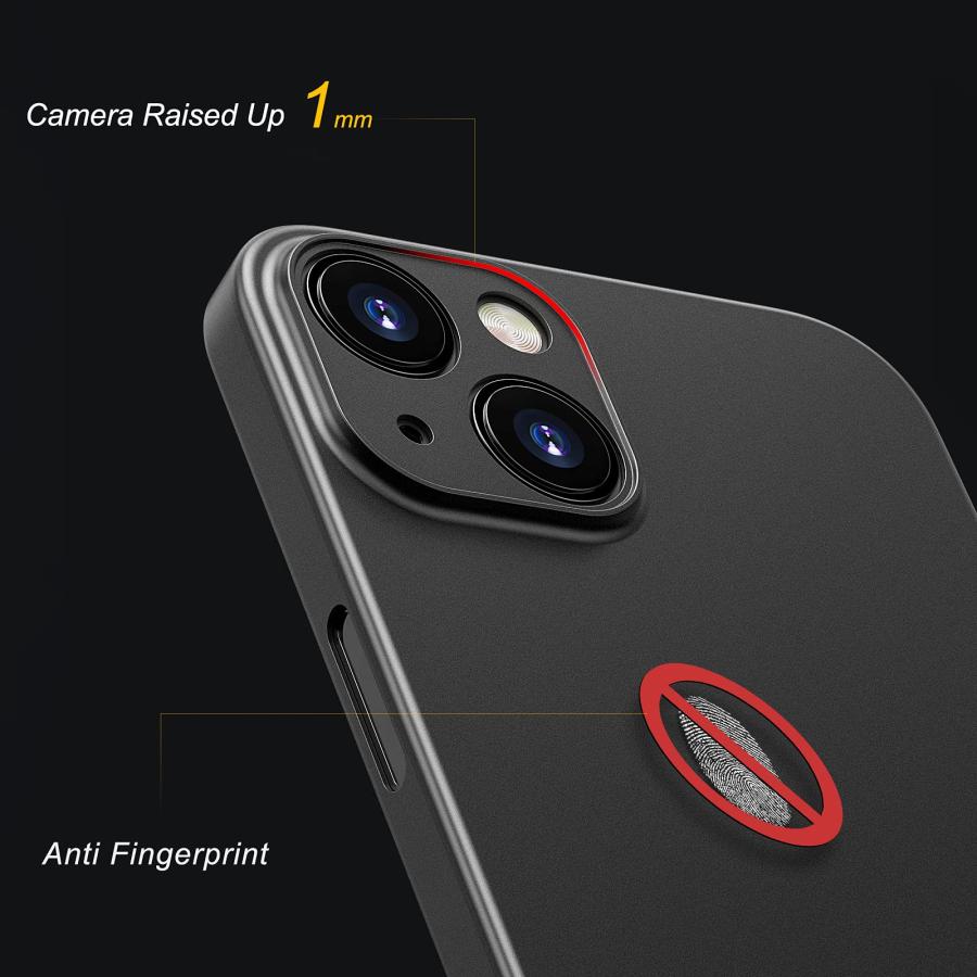 0.3mm極薄」iPhone 13 Mini対応ケース memumiマット質感 オリジナル