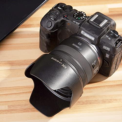 JJC 可逆式 レンズフード Canon RF 35mm F1.8 MACRO IS STM レンズ 用