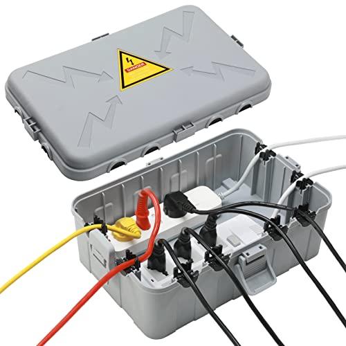 大型屋外電気ボックス IP54防水屋外コンセントカバー 耐候性延長コード