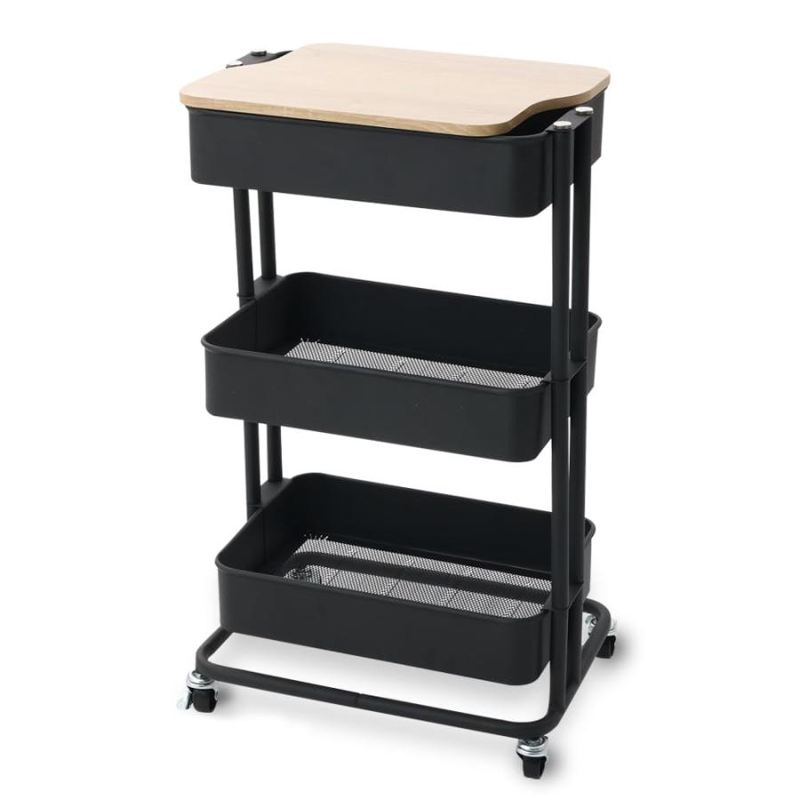 取り出しやすくリニューアル! アイリスプラザ キッチンワゴン 調味料