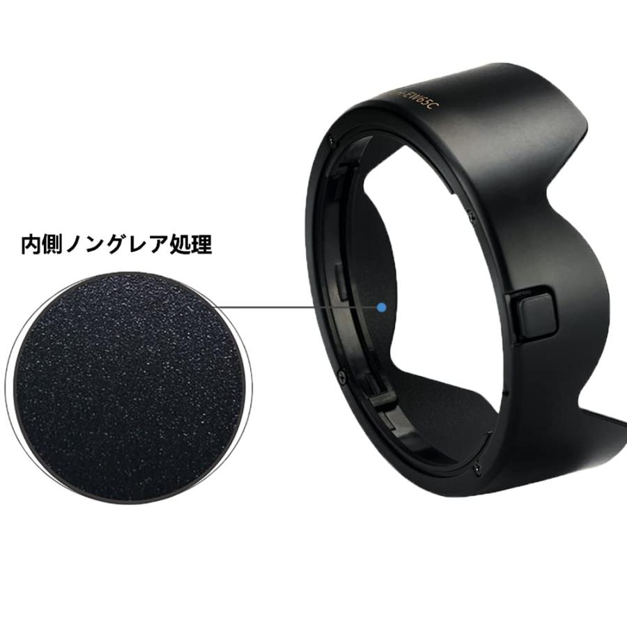 JJC EW-65C 可逆式 レンズフード Canon RF 16mm F2.8 STM レンズ 用