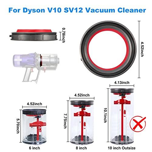 互換品】ダストビントップ 固定シーリングリング 用 ダイソン V10 SV12