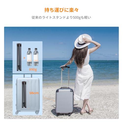 K&F Concept ライトスタンド 撮影 ストロボ スタンド 撮影用ライト 56