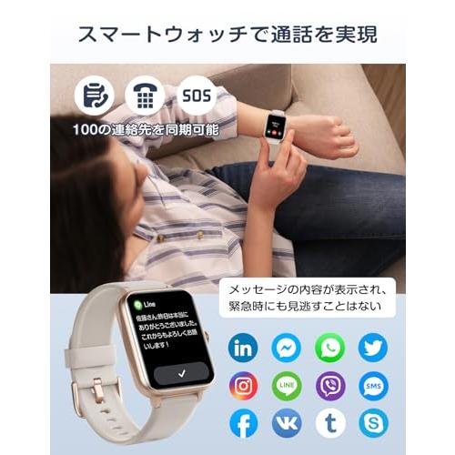数量限定】RUIMEN スマートウォッチ iPhone アンドロイド対応