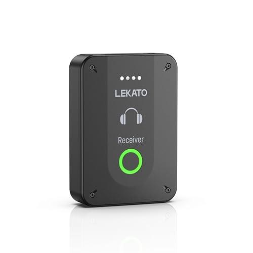 LEKATO イヤモニ ワイヤレス システム 低遅延 モノラル切替 ワンキー