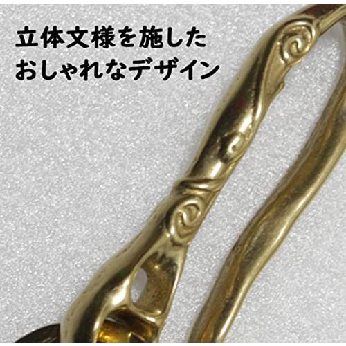 近藤(Kondo) キーホルダー 真鍮 ベルトフック 日本製 おしゃれ リング