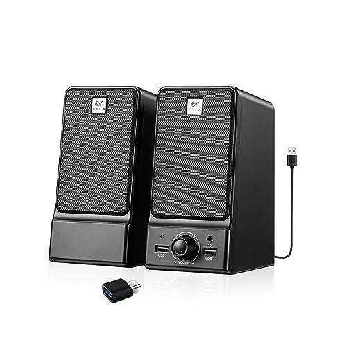 B'zのUSBスピーカータワー OROW PCスピーカー 16W出力 USBスピーカー ラップトップスピーカー