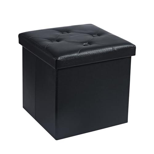 VECELO 収納スツール オットマン 収納ボックス 幅38*奥行き38*高さ38CM