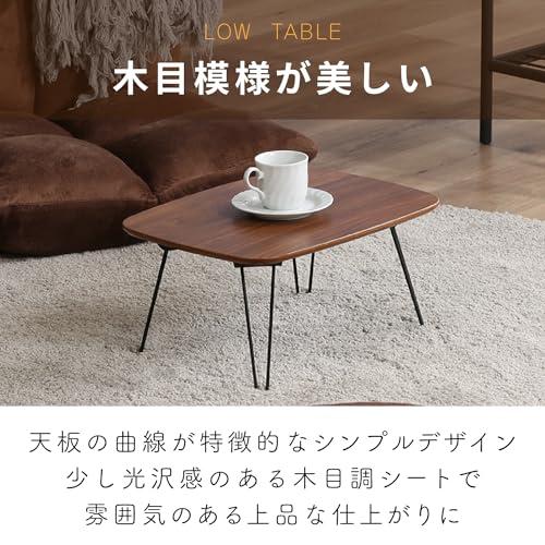 不二貿易 ローテーブル 折りたたみテーブル ミニ 幅40×奥行30×高さ21cm