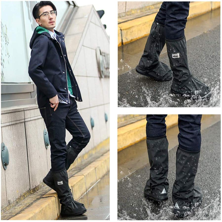 JISONCASE] シューズカバー 防水 靴カバー レイン 靴 カバー 雨 雪 泥