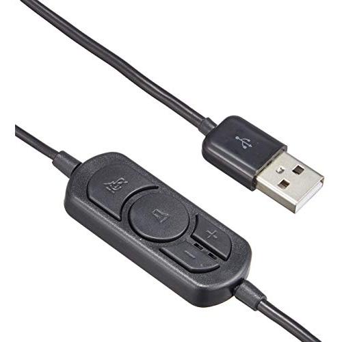 バッファロー BUFFALO 両耳ヘッドバンド式ヘッドセット USB接続