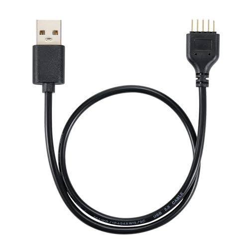 MZHOU マザーボード USB 2.0 9ピン - Aヘッダーケーブル、USBデバイス
