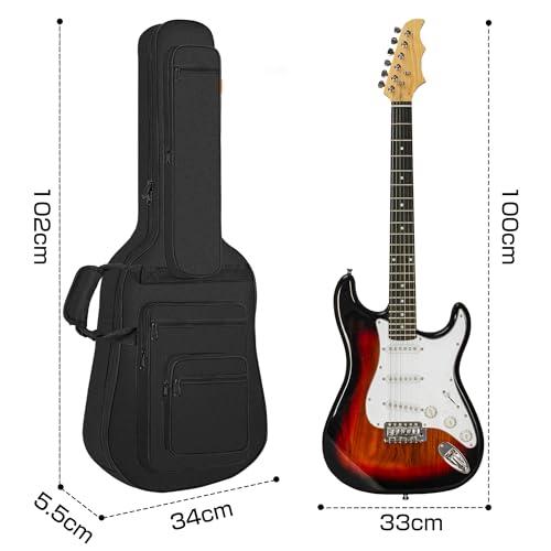 IBVIVIC エレキギターケース ソフトケース ギターケース 軽量