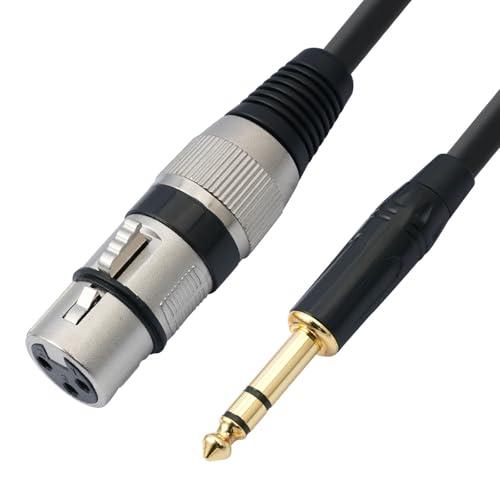 オーディオテクニカ マイクケーブル 6.35mm 変換 xlr ケーブル オス