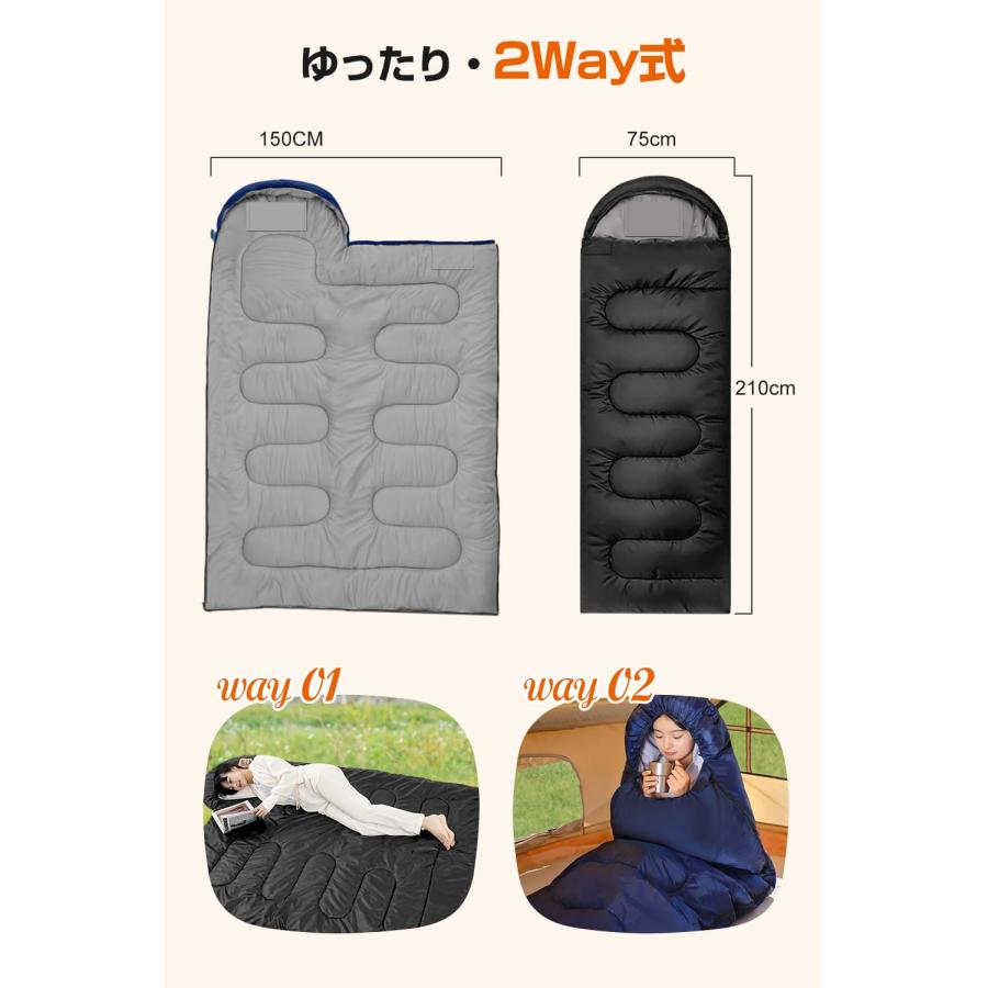 Zaida 寝袋 夏用 冬用 オールシーズン 4in1多機能 シュラフ 1Kg Zaida 寝袋 夏用 冬用 オールシーズン 4in1多機能 シュラフ 1Kg