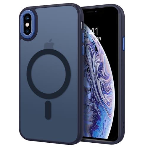 DOMAVER iPhone X/iPhone XS 用 ケース Magsafe対応 ワイヤレス対応 半