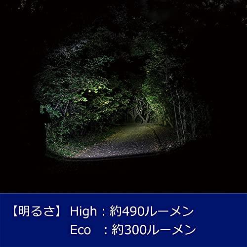 GENTOS(ジェントス) LED 懐中電灯 明るさ490ルーメン/実用点灯3時間