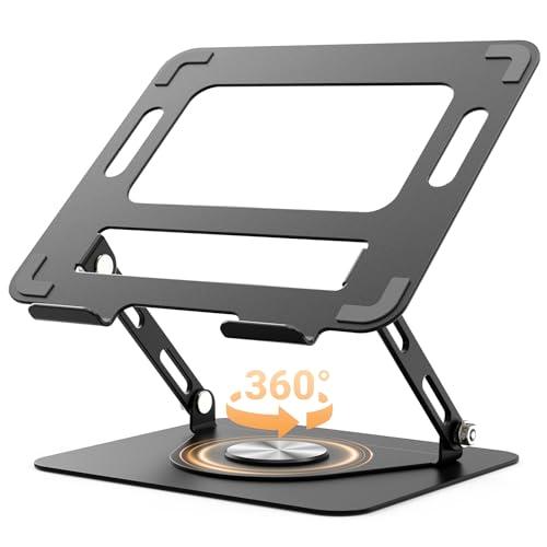 ノートパソコンスタンド 360回転式 タブレットホルダー PCスタンド