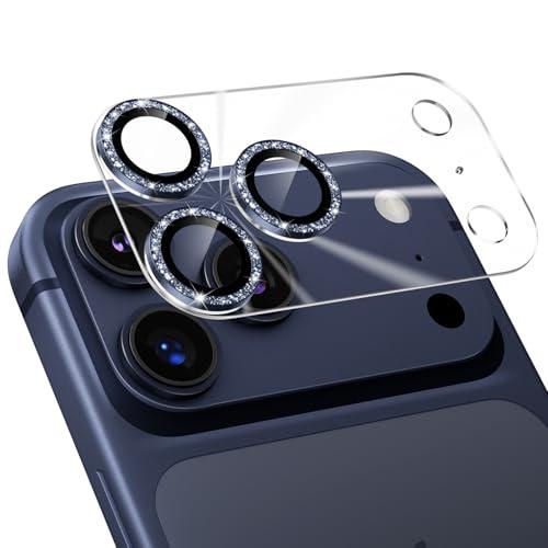 Podick カメラフィルム iPhone 17 Pro 用 カメラカバー キラキラ 9H