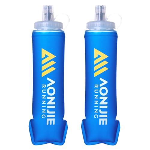 Azarxis ソフトフラスク 水筒 ボトル 500ml 折りたたみ 軽量 洗い