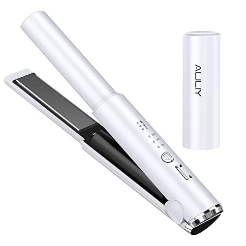 ヘアアイロン コードレス ストレート ミニ usb充電式 2way カール