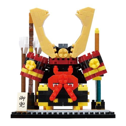 兜 置物 カワダ(Kawada) ナノブロック 兜飾り 500ピース 8×9.2×8cm 12才以上