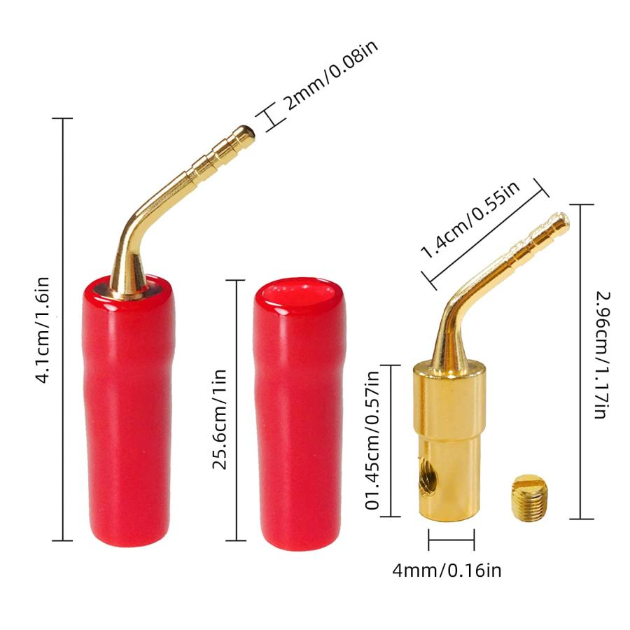 【5セット】オヤイデ電気 GBN 24Kダイレクト金メッキネジ止め式バナナプラグ Oyaideより、バナナプラグ「SGBN」 とYラグ「SGSL」発売！