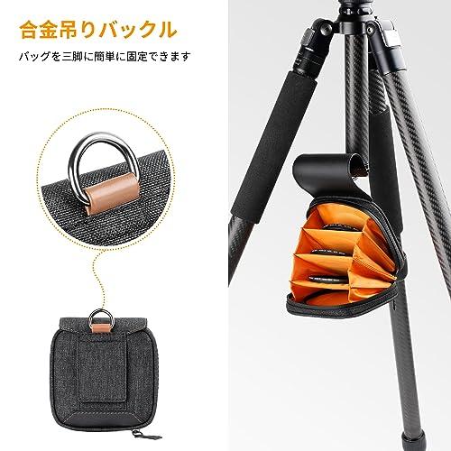 レンズフィルタ4枚+収納ケースセット K&F Concept フィルターケース 4枚用 フィルター径95mmまで対応 円形