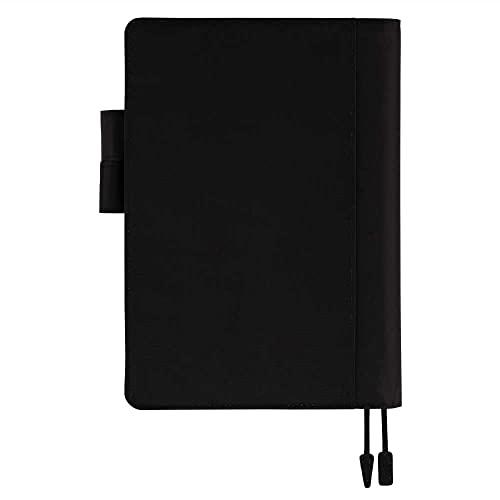 ほぼ新品★QUADERNO Gen.2 A5 ペン、カバーつき ほぼ日手帳 カズン(A5)手帳カバー カラーズ/ブラック×クリアブルー