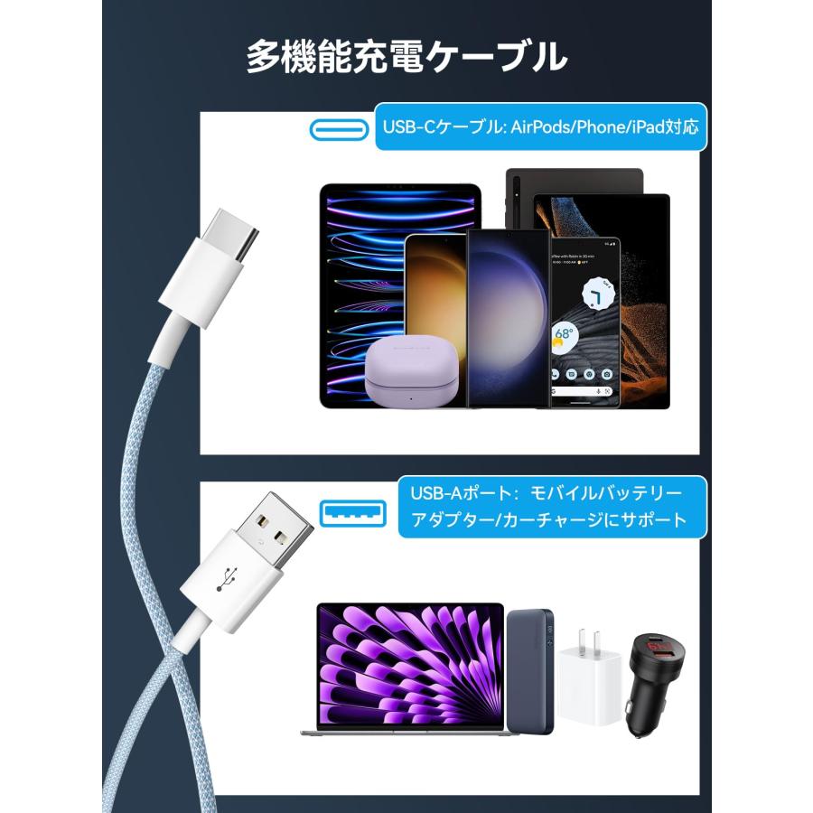 NEWDERY Fitbit sense2用 充電ケーブル フィットビット Sense/Versa 3