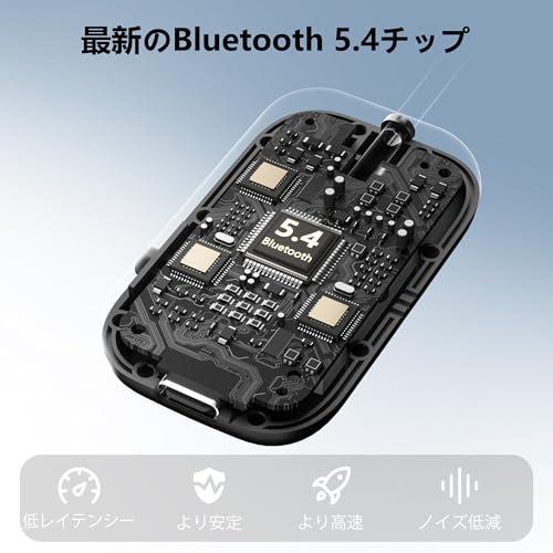 2026新登場Bluetooth 5.4 トランスミッター レシーバー 2-in-1 送信機