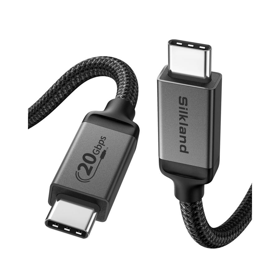 Silkland USB4 ケーブル 3M Thunderbolt 4 対応 3 とUSB-Cと下位互換 