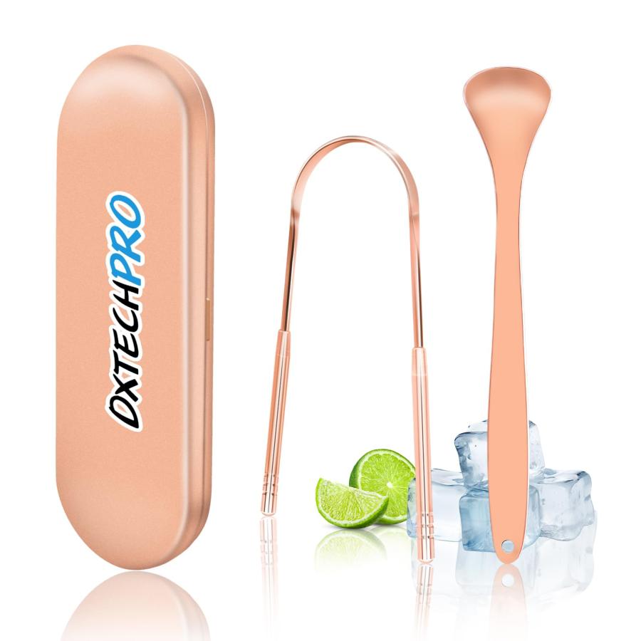 DXTECHPRO 舌ブラシ U字型+スプーン型 2本セット舌磨き 舌