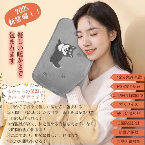 湯たんぽ 充電式 ゆたんぽ BeeTool大きめサイズ&PSE認証済み37x25x5cm