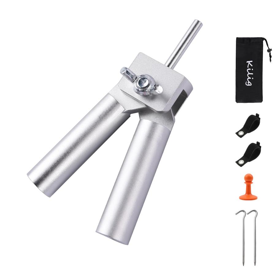 二又化パーツ A6061アルミ合金 ポール テント用 二股化 パーツ