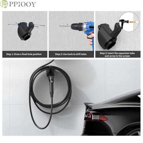j1772 充電器ノズル ホルダー ev 充電ケーブル 壁掛け 充電ケーブル