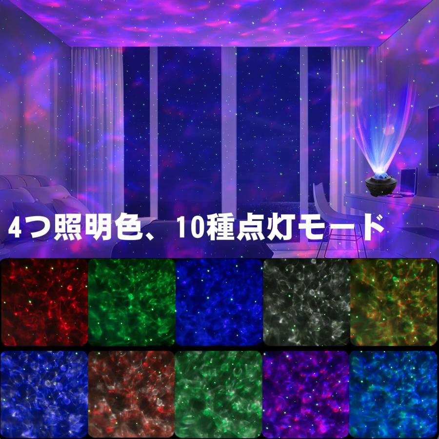 ZEAKOC リモコン式 オーロラスタープロジェクター プラネタリウム 家庭