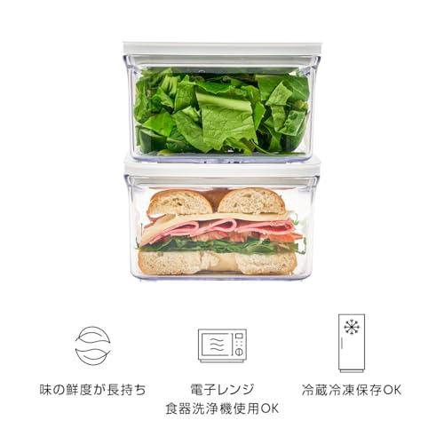 VAKUEN プレミアム真空保存容器 2個セット バルブ式で簡単開閉/BPA