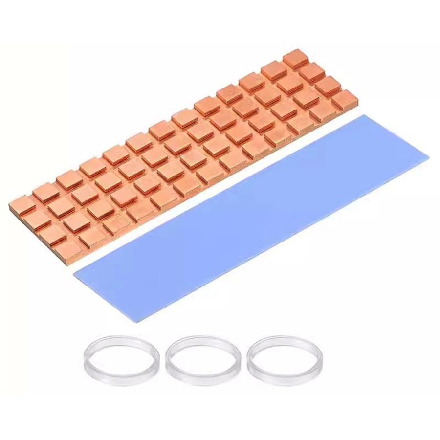 DFsucces M.2 SSD ヒートシンク 銅 1.5mm 薄型 高放熱性能 2280 M2 PS5