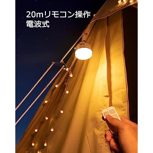 JOYOUS] ランタン LED Type-C 充電式 リモコン付き IP65防水 小型