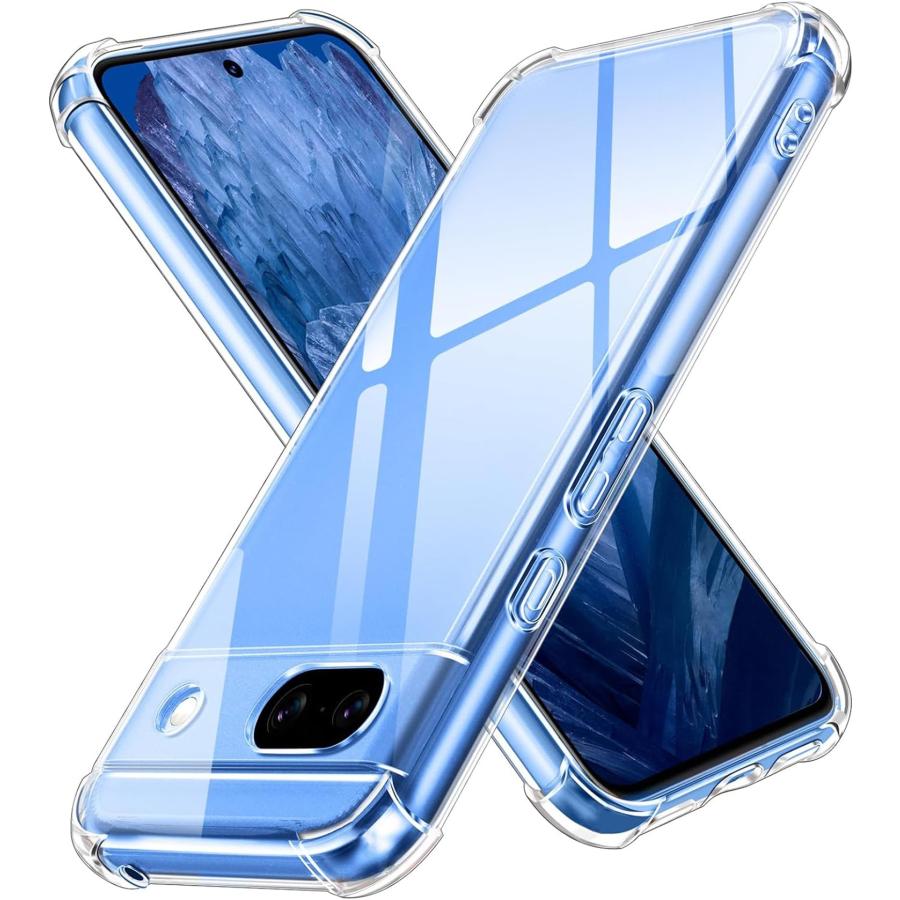 LAYJOY 対応 Google Pixel 8a ケース 耐衝撃 透明ソフトTPU 軽薄