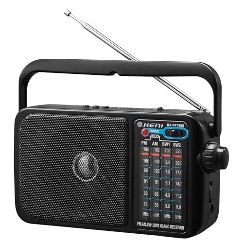 G-KENI ポータブルラジオ小型 携帯ラジオ 卓上｜FM/AM/SW1/SW2対応