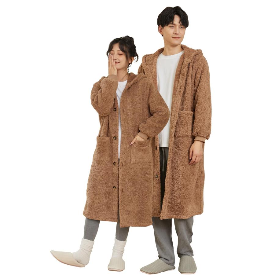 WULFUL] 着る毛布 ルームウェア レディース メンズ 着るブランケット 