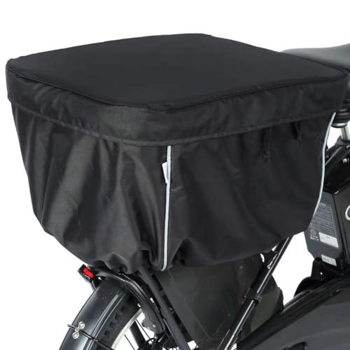 自転車荷台カバー Convida 自転車 カゴカバー 後ろ 防水 2段式 厚手 600Dナイロン 反射帯