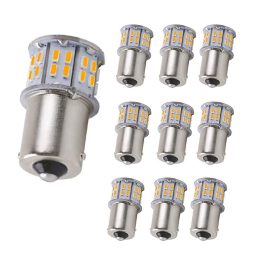 S25 1156 BA15S 7506 1141 1003 1156NA非常に明るい琥珀/黄色の非極性