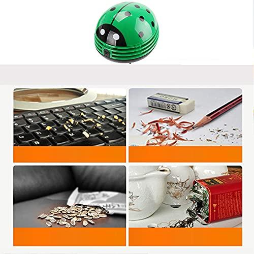 卓上クリーナー てんとう虫 卓上そうじ機 強力吸引 ミニクリーナー Amazon | Coolli 消しゴムカスクリ てんとう虫 子供 ーナー 卓上