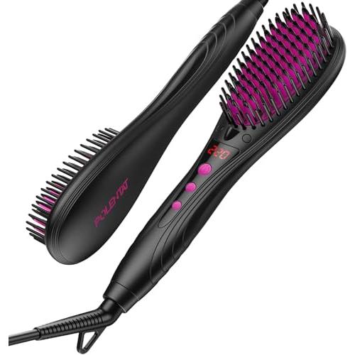 UR.SALON ヒートブラシ ヘアアイロン ブラシ型 ブラック Amazon | UR.SALON ヒートブラシ ヘアアイロン ブラシ型 【日本